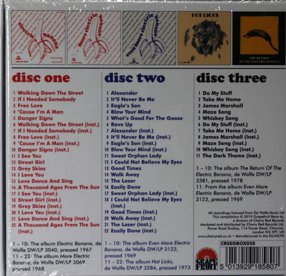 The Pretty Things - The Complete Electric Banana Session remastered 3 cds expanded 