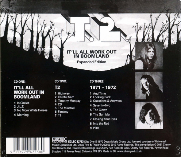 T2 - It'll All Work Out In Boomland   remastered 3 cds expanded 