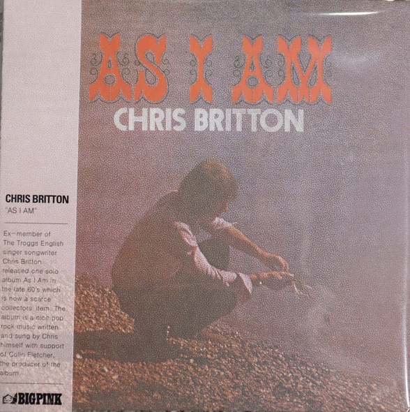 Chris Britton - As I Am  mini lp  Troggs solo