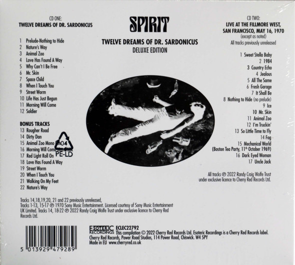 Spirit - Twelve Dreams of Dr. Sardonicus  deluxe 2 cd edition 