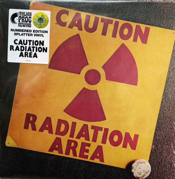 Area - Caution Radiation Area   lp reissue 180 gram white vinyl