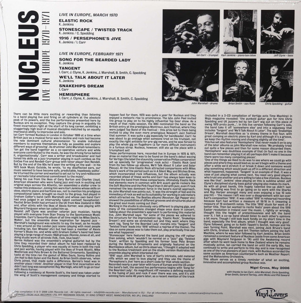  Nucleus  - Live in Europe 1970-1971  lp reissue   