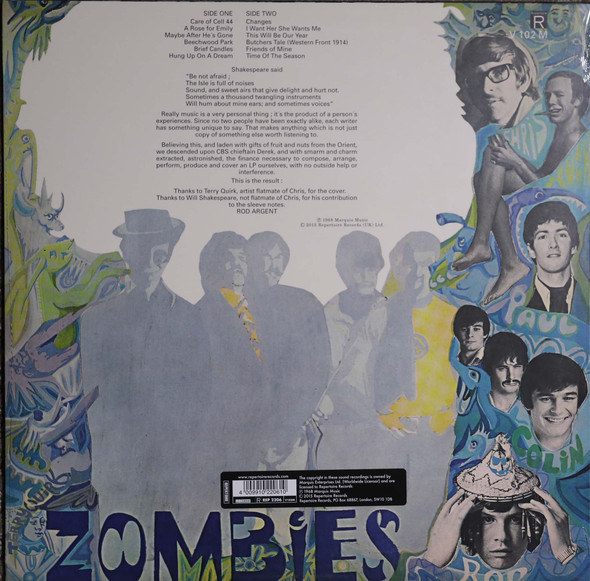 The Zombies - Odessey and Oracle mono lp reissue  180 gram vinyl 