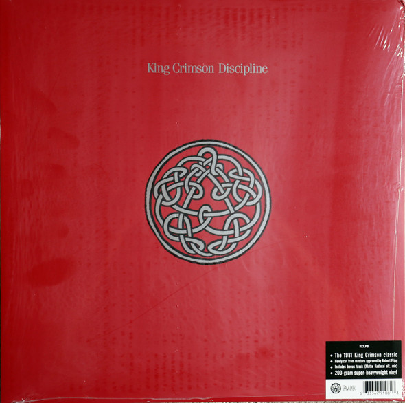 King Crimson - Discipline lp reissue  200 gram vinyl 