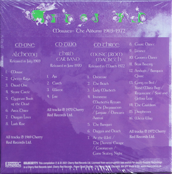 Third Ear Band - Mosaics The Albums 1969-1972 3 cd box  