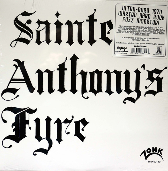 Sainte Anthony's Fyre -same   lp reissue  250 pressed