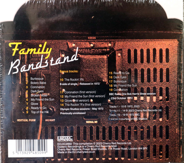 Family - Bandstand remastered 10 bonus tracks