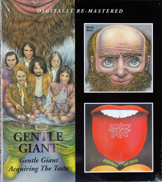 Gentle Giant - same + Acquiring the Taste remastered 2 cds 