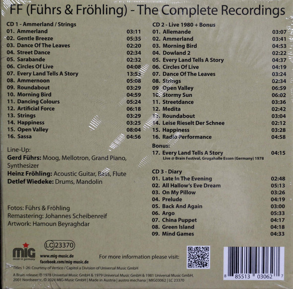 Fuhrs and Frohling - the Complete Recordings 4 lps on 3 cds  remastered