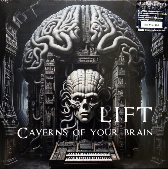 Lift - Caverns of Your Brain lp reissue  200 pressed  4 bonus tracks download card gold vinyl