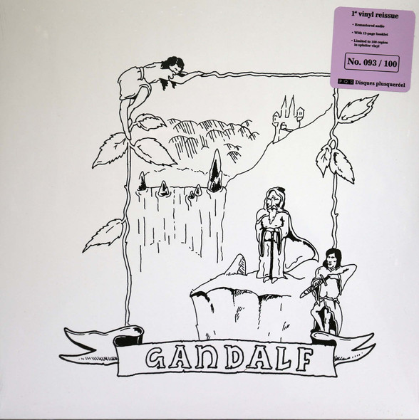 Gandalf - same (1977 Swedish group)  lp reissue  100 pressed  splatter vinyl