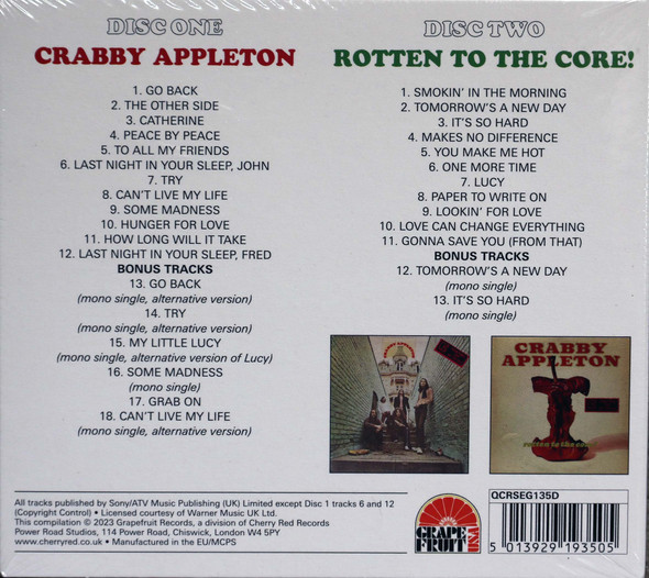 Crabby Appleton - Go Back The Anthology