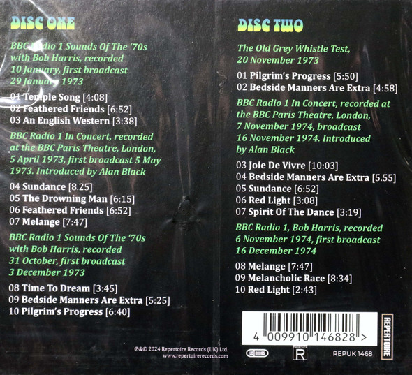 Greenslade - At the BBC 1973-1974 2 cds