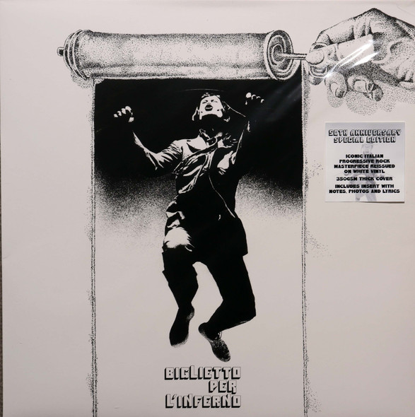 Biglietto per L'inferno - same lp reissue 180 gram 50th Anniversary white vinyl with photos and lyrics