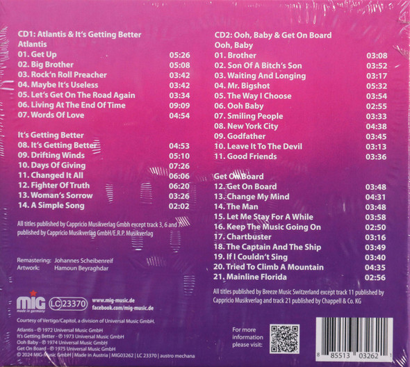 Atlantis - The Complete Vertigo Studio Recordings 2 cd