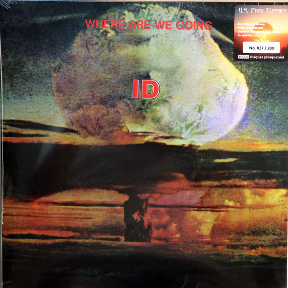 ID - Where are We Going  lp reissue splatter vinyl 200 copies pressed