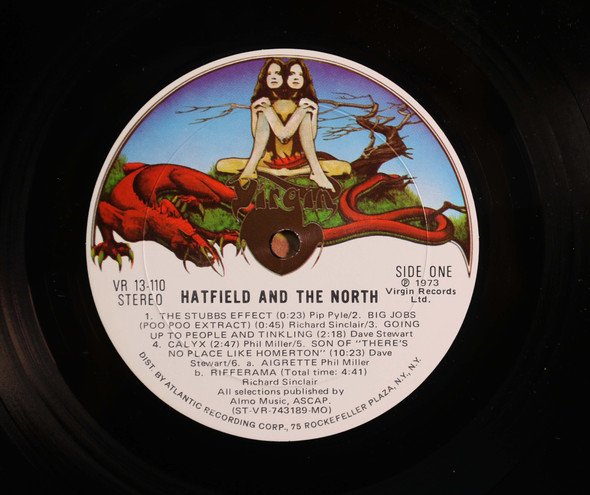 Hatfield and the North -same  used  lp  1 copy on Virgin records