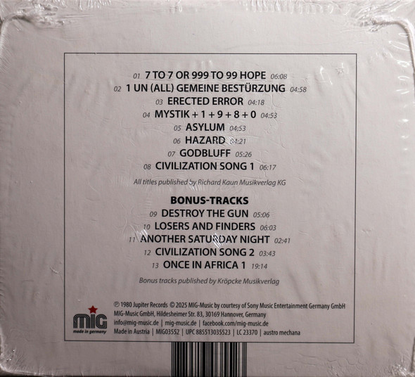 Ego on the Rocks - Acid in Wonderland 37 minutes of bonus material Eloy related