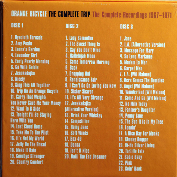 Orange Bicycle - The Complete Trip 1967-1971 3 cd box set