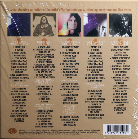 Iain Matthews - Thro' My Eyes The Vertigo Years 1970-1974  5 cd box set