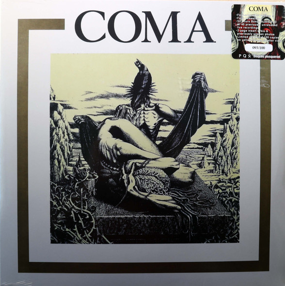 Coma - Financial Tycoon  lp reissue  100 pressed  yellow/orange splatter vinyl and bonus DVD 5+ hours of music