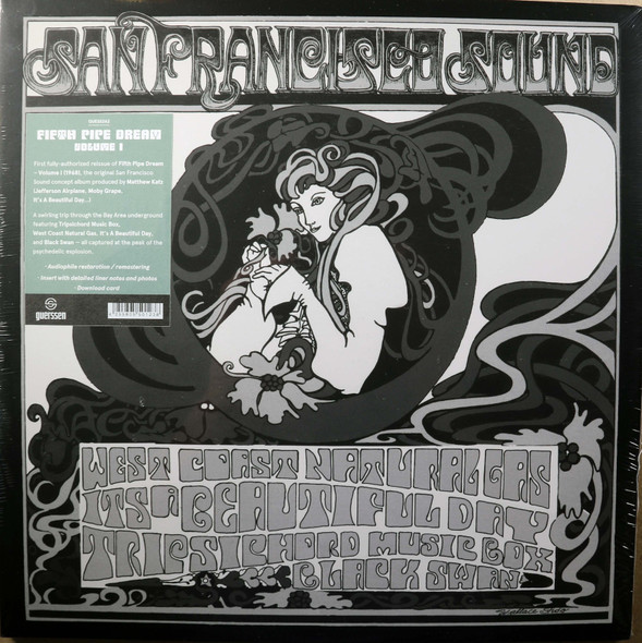 San Francisco Sound - various artists reissue lp with It's A Beautiful Day, Tripsichord Music Box, West Coast Natural Gas, Black Swan