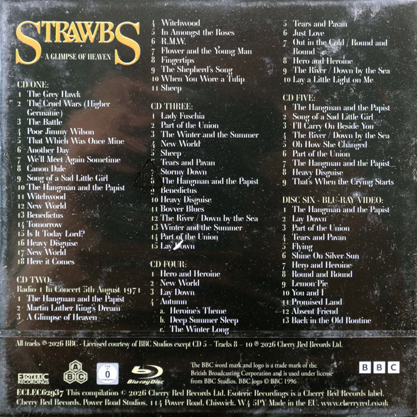 Strawbs - A Glimpse Of Heaven Radio & TV Sessions 1966-1984, 5 CD/1 Blu-ray Box Set