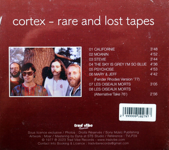 Cortex - Rare and Lost Tapes  1 copy only