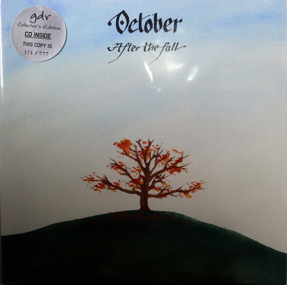 October - After the Fall  1 copy only US unreleased prog cd in an lp sized cover