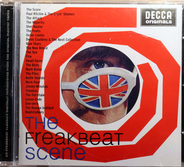 The Freakbeat Scene  1 copy only out of print with The Score, The Attack, The Majority, Shel Naylor, The Syn, Fire, The Birds, The Flies, Jimmy Winston, The Poets, Outer Limits, Fairy Tale, Human Instinct, Sea-ders + more