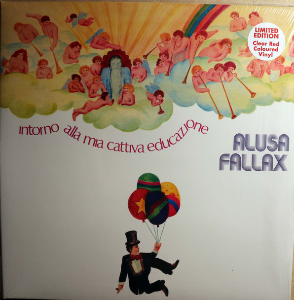 Alusa Fallax - Intorno all mia Cattiva Educazione lp reissue 180 gram clear red vinyl