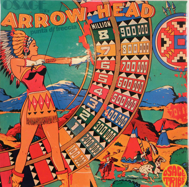 Osage Tribe - Arrow Head lp reissue clear red vinyl