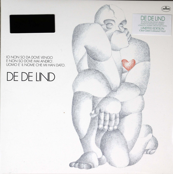 De De Lind - Io Non so da Dove Vengo lp reissue  180 gram clear green vinyl