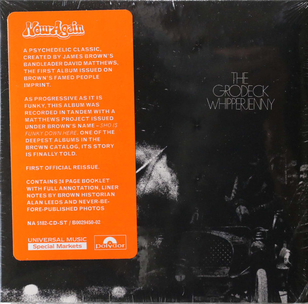 The Grodeck Whipperjenny - same remastered w 24 page booklet