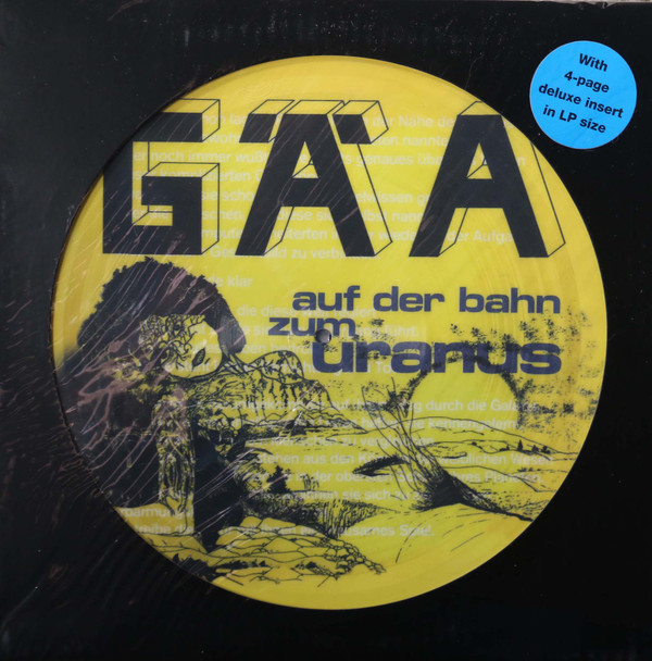 GAA - Auf der Bahn Zum Uranus picture disc lp reissue  with 4 page insert