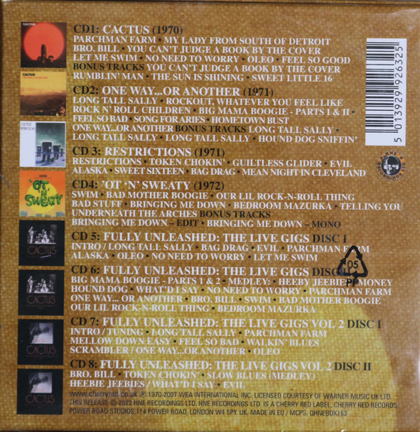 Cactus - Evil is Going On The Atco Albums 1970-1972 8 cd box remastered