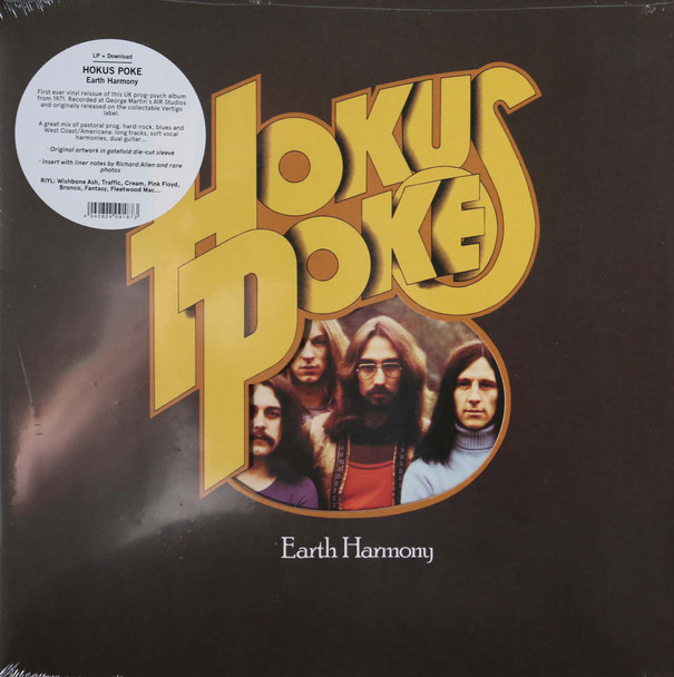 Hokus Poke - Earth Harmony  lp  reissue  die cut gatefold cover