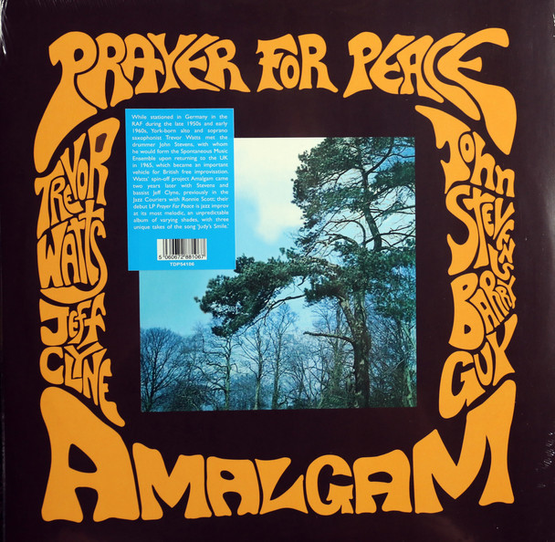 Amalgam - A Prayer for Peace  lp reissue  with Tervor Watts, Jeff Clyne, John Stevens and Barry Guy