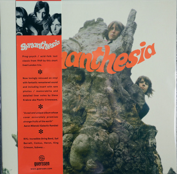 Synanthesia - same reissue lp  with insert and rare photos/memorabilia