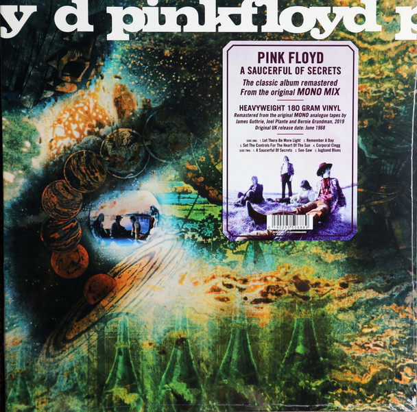 Pink Floyd  - A Saucerful of Secrets  mono 180 gram  lp  reissue 