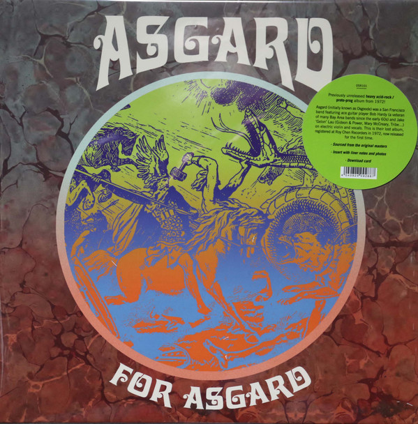 Asgard - For Asgard  lp reissue unreleased US prog from 1972 with download card