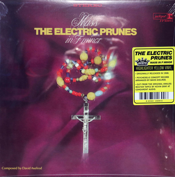 The Electric Prunes - Mass if F Minor  lp  stereo reissue yellow vinyl