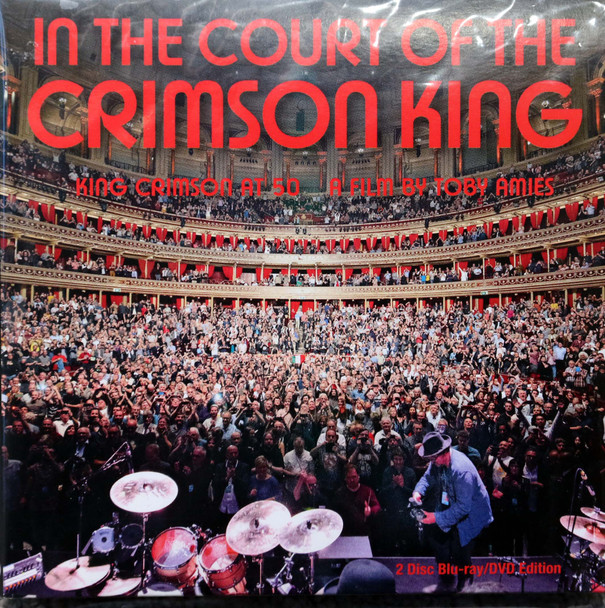 King Crimson - In the Court of the Crimson King  King Crimson at 50 a Film by Toby Amies   DVD + Blu Ray discs  1 copy only