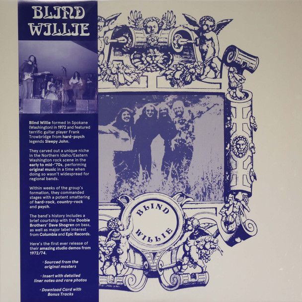 Blind Willie - same   lp  reissue  unreleased 1972 prog psych lp with digital download