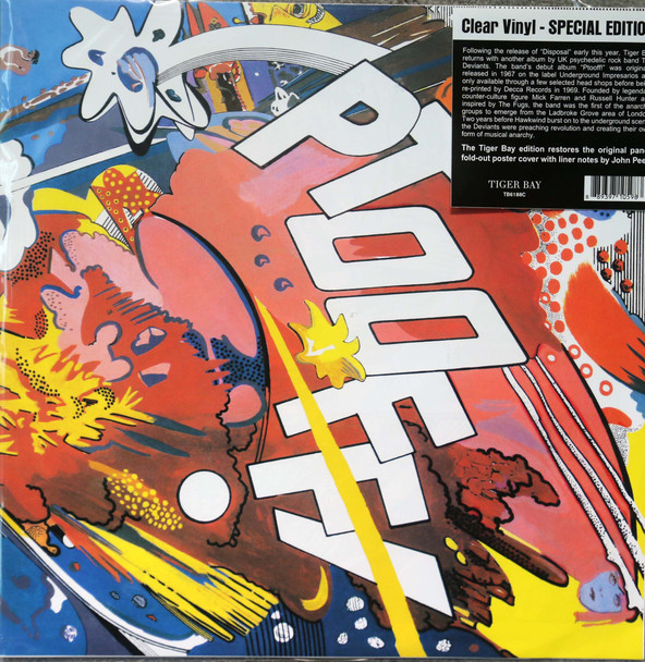 Deviants - Ptooff!  lp reissue  180 gram clear vinyl with poster cover