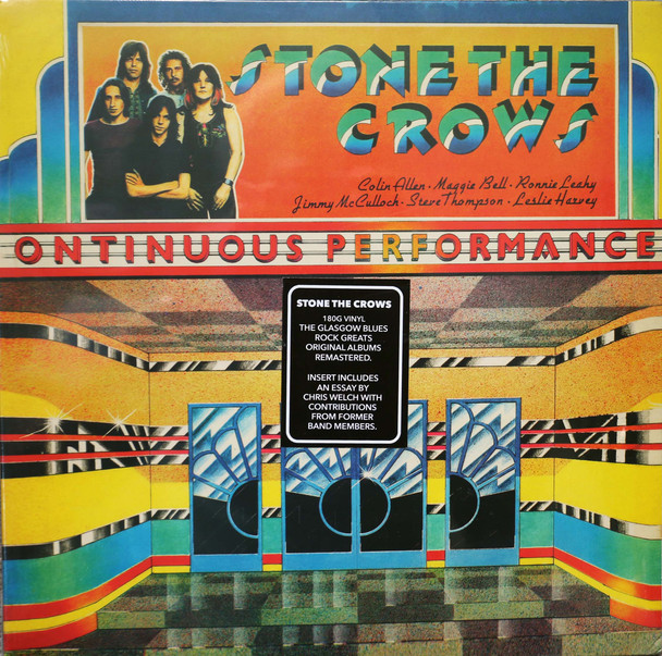 Stone the Crows - Ontinuous Performance  lp reissue  180 gram vinyl on Repertoire