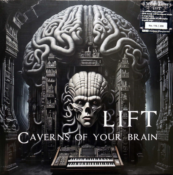 Lift - Caverns of Your Brain lp reissue  200 pressed  4 bonus tracks download card gold vinyl