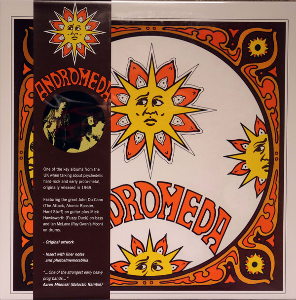 Andromeda - same  lp reissue  180 gram vinyl on Guerssen
