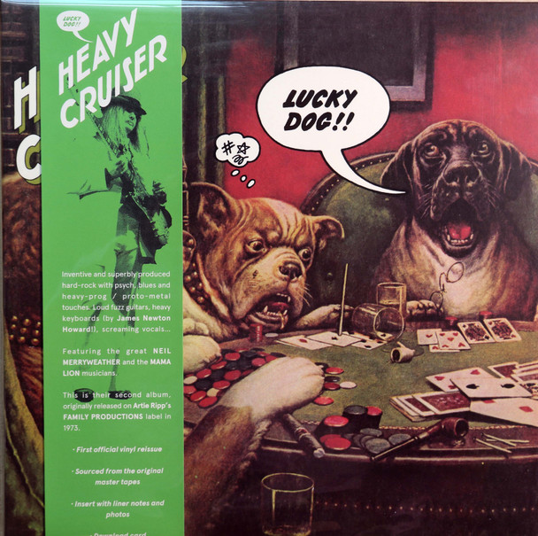 Heavy Cruiser - Lucky Dog  lp reissue  180 gram vinyl  w/ download card