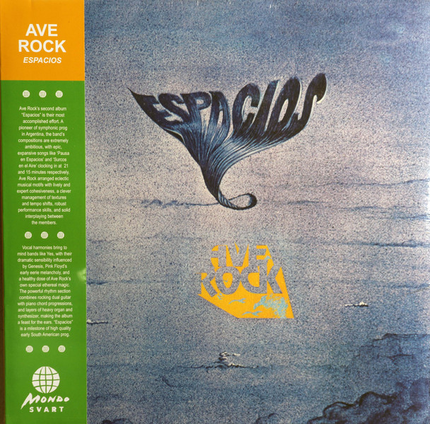 Ave Rock - Espacios lp reissue